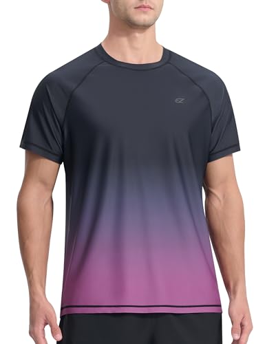 EZRUN Men's Rash Guard Swim Shirts Summer UPF 50+ UV Sun Protection Quick Dry Beach Fishing Water Shirts T Shirts for Men - Image 2