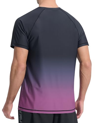 EZRUN Men's Rash Guard Swim Shirts Summer UPF 50+ UV Sun Protection Quick Dry Beach Fishing Water Shirts T Shirts for Men - Image 3