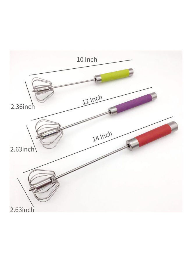 نيبمينينت خفاقة بيض يدوية لخفق البيض متعدد الألوان 35.50 x 7.00 7.00سم - Image 5