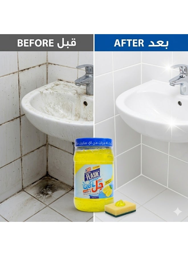 Fighter FLASH Flash Multi-Purpose Cleaning Gel with Lemon Scent - 1000g - Image 2