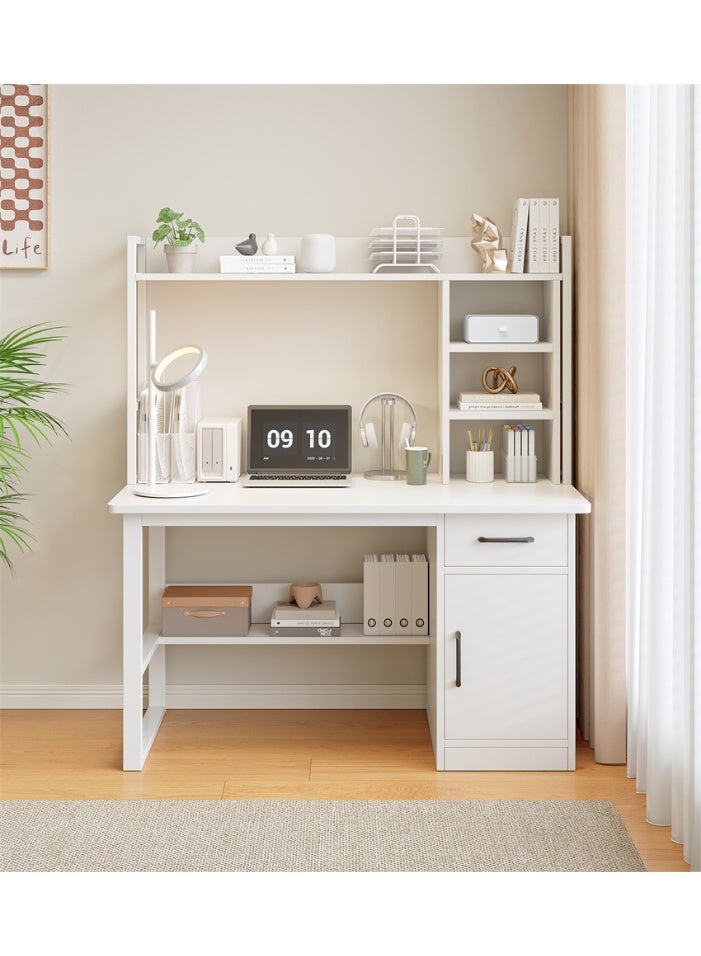  CityRiya-Long مكتب الكمبيوتر ، مكتب المكتب المنزلي ، مكتب الأطفال ، طاولة دراسة للأطفال 100 سم ، مكتب ألعاب أبيض ، طاولة كمبيوتر محمول للكمبيوتر الشخصي ، مكاتب كتابة الطالب ، مكتب نشاط قراءة الأطفال ، مكتب مكياج الفتيات الغرور - Image 2