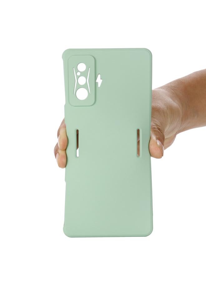 erorex Case For Xiaomi Poco F4 GT / Redmi K50 Gaming Pure Color Liquid Silicone Shockproof Full Coverage Phone Case - Image 5