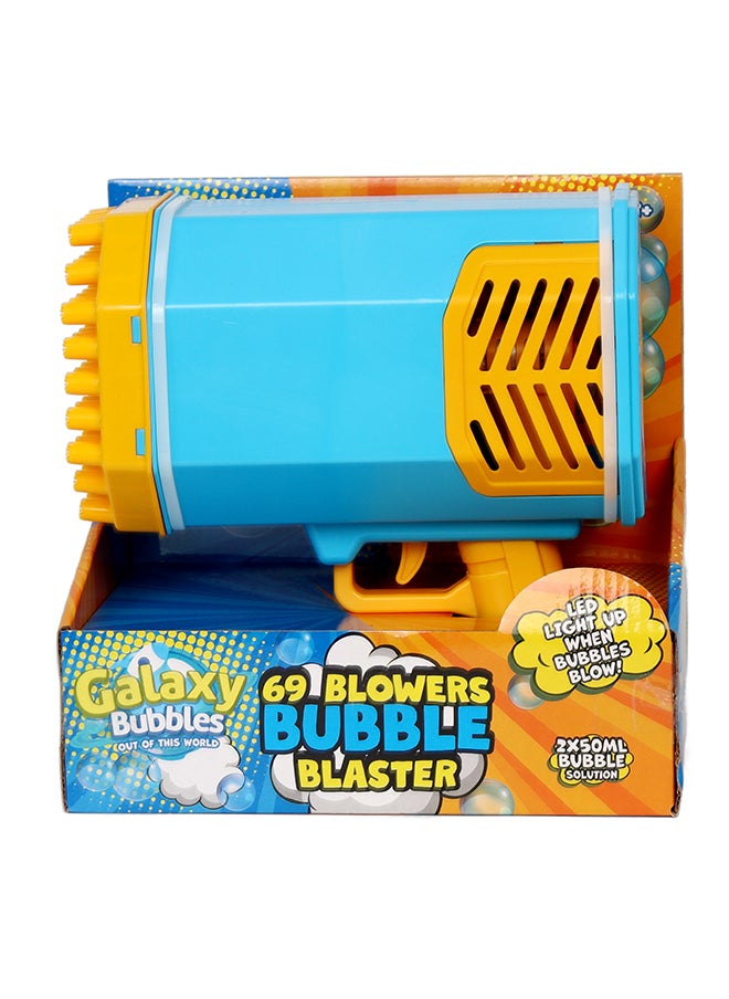 Galaxy Bubbles 69 Blower  Bubble Blaster  With 2x50ml Bubble Solution, With 1200ma Rechargable Battery  - Image 3