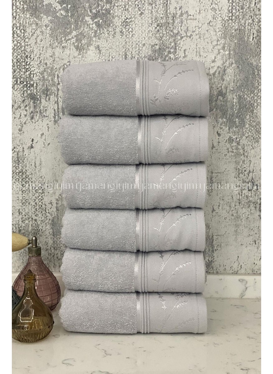 Ditsy Hand-Face Towel 6 Pieces-Grey - pzsku/ZFFFAF2C283EBB853C4E2Z/45/_/1739953455/386b328a-efc6-42c0-8f0f-97a33cb7083e