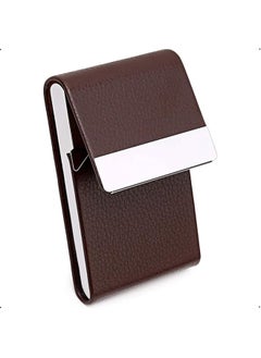 Business Card Holder Professional Pu Leather Magnetic Business Card Holder Metal Business Card Case Pocket Business Card Holder Wallet Blocking Name With Magnetic Clasp Brown - pzsku/ZFFFAFB48584C604928CFZ/45/_/1740916056/1c18ed58-2847-4b6a-b6bd-5db2687cbc4e