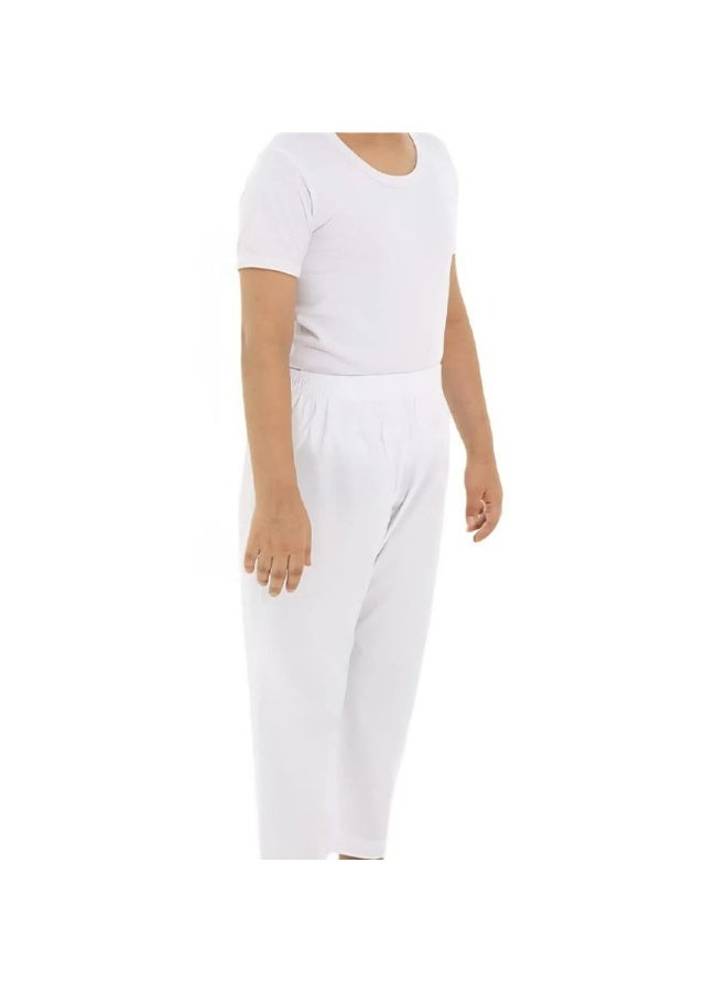 لبسون سروال رجالي طويل ابيض بكرسي من لبسون (نسبة قطن 35% و بوليستر 65%) 12 قطع - Image 2