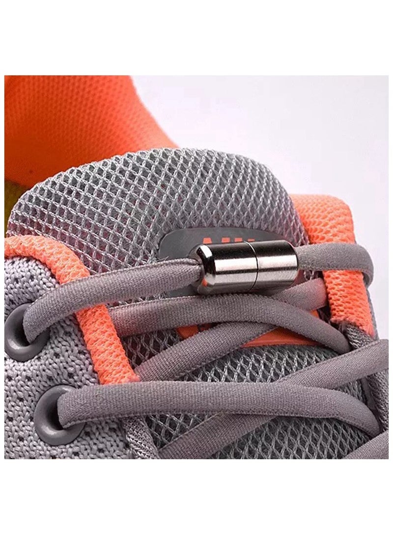 6 Pairs Elastic Shoe Laces No Tie Elastic Laces with Metal Buckles for All Shoes Universal - Image 4