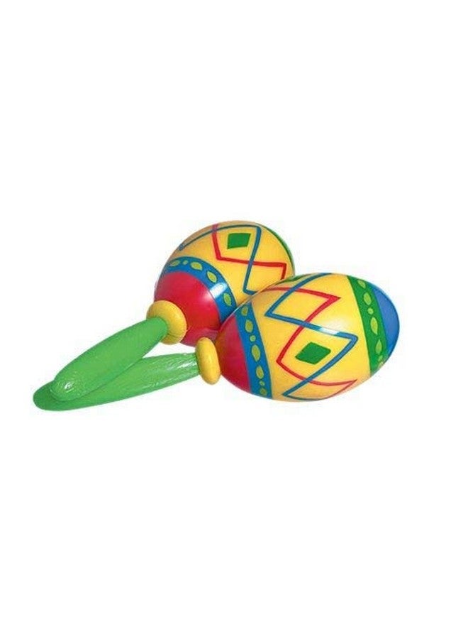 Amscan Fiesta Cinco De Mayo Plastic Maracas 7" Multi Color - Image 3