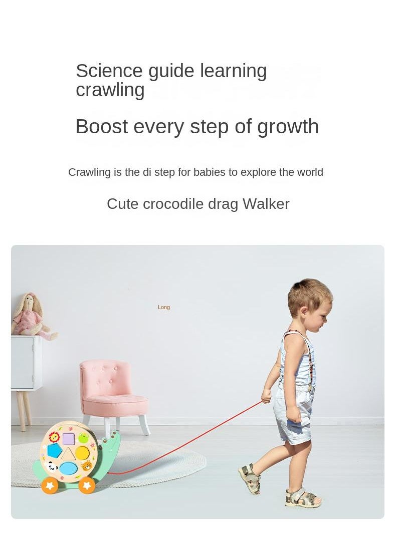 Y&D Children's Shape Pairing Porous Cognitive Trailer Toy  - Image 5