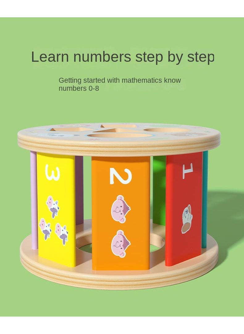 Y&D Children's Shape Pairing Porous Cognitive Trailer Toy  - Image 4