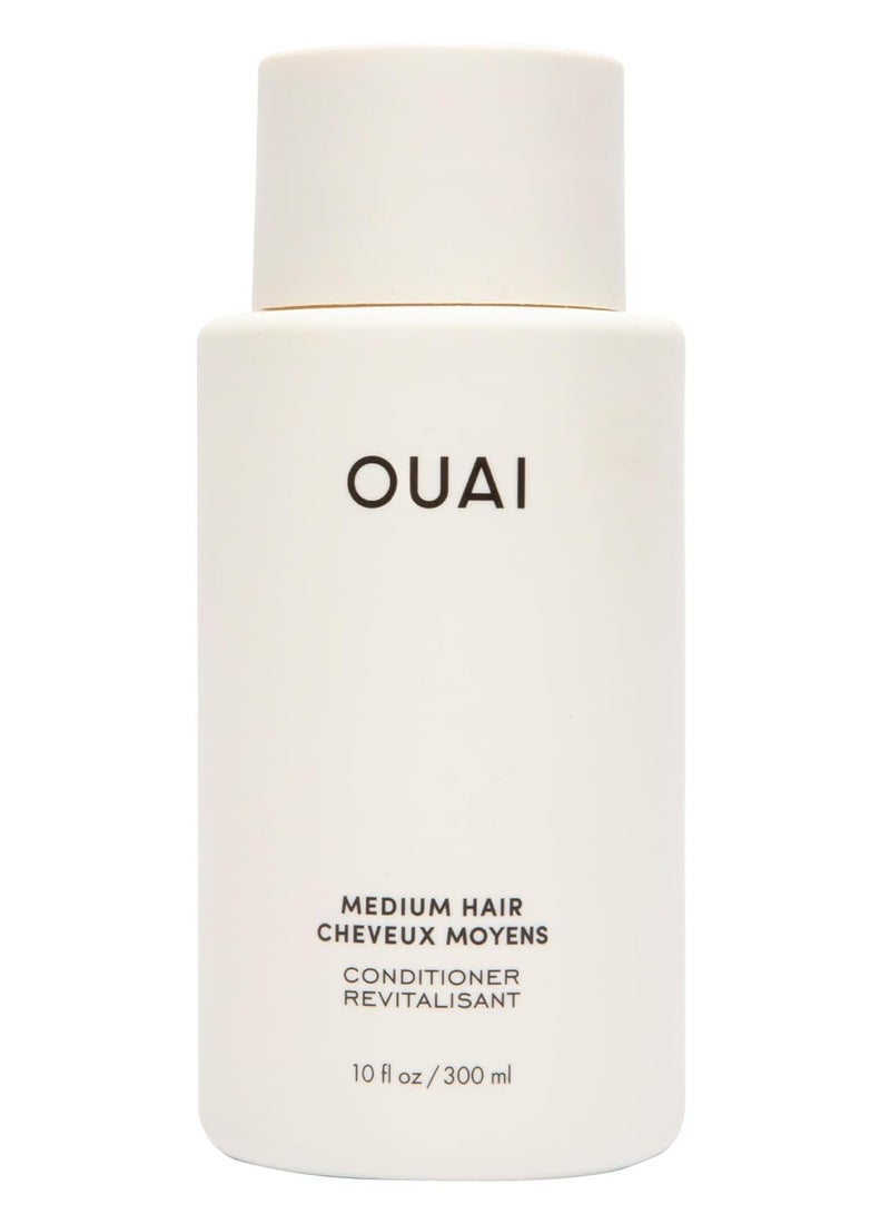 أواي مكيف الشعر المتوسط - مكيف الشعر المرطب مع زيت جوز الهند وزيت باباسو والكيراتين - يعزز ويصلح ويضيف لمعان - منتجات العناية بالشعر الخالية من البارابين والفثالات 300 مل - Image 1