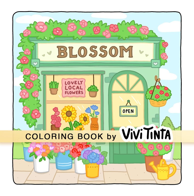 Vivi Tinta Color By Line: Coloring Book for Relaxation Featuring Vibrant Colored Outlines - Image 3