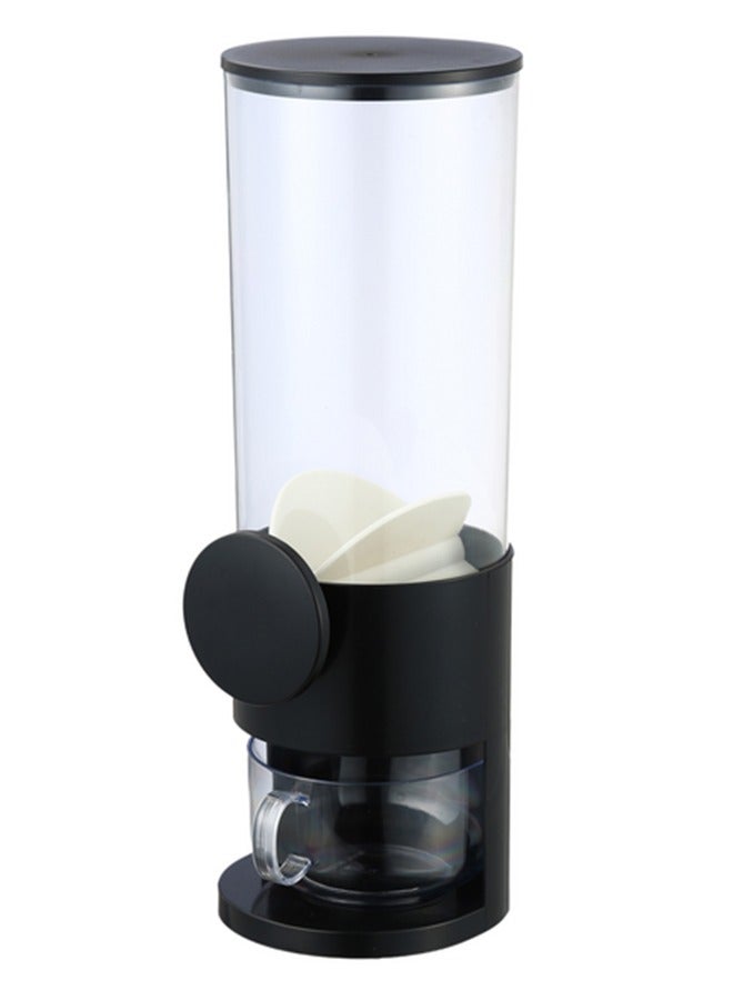 فيلي موزع حبوب متين وقوي باللون الأسود والشفاف بسعة 3000 مل - Image 2