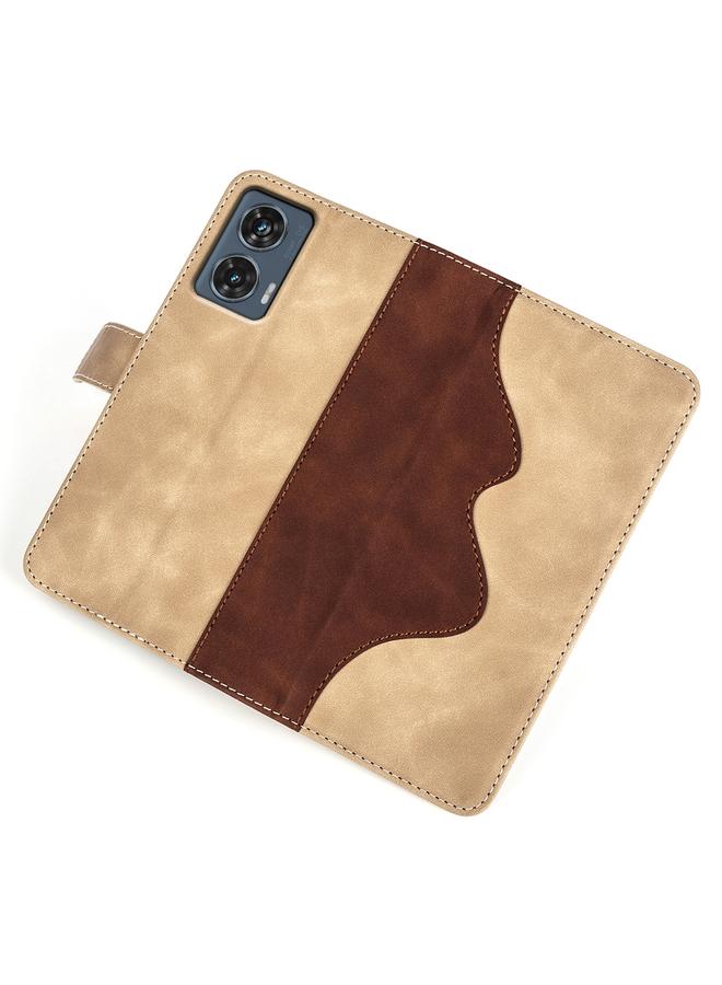 S-TOP Case For Motolora Edge 50 Fusion Stitching Horizontal Flip Leather Phone Case - Image 4