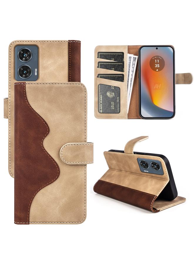 S-TOP Case For Motolora Edge 50 Fusion Stitching Horizontal Flip Leather Phone Case - Image 1