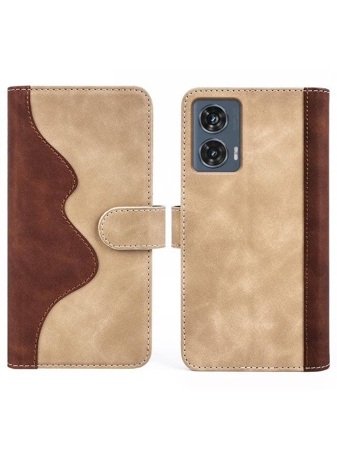 S-TOP Case For Motolora Edge 50 Fusion Stitching Horizontal Flip Leather Phone Case - Image 2