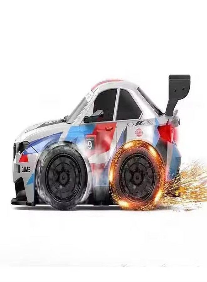 EXOMOON High-Speed RC Drift Car with Spark Effect | Short Axis 2.4GHz Remote Control Racing Toy with LED Lights & Replaceable Drift Tyres for Kids & Adults - Image 5