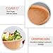 TOPtoper 50 Pcs 32 Oz Large Paper Bowls with Lids Disposable Soup Serving Bowls Bulk Party Supplies for HotCold Food Soup 32 OZ - Image 4