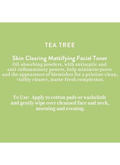 Biotique Tea Tree Skin Clearing Mattifying Facial Toner For Normal To Oily Skin Face Toner, 120Ml | Treats Acne & Pimples, Tightens Pores, Pack of 1 - pzsku/ZFFFBC4E5BCD917474107Z/45/_/1737374455/530c98a4-307b-4538-86bd-210fddf3f735