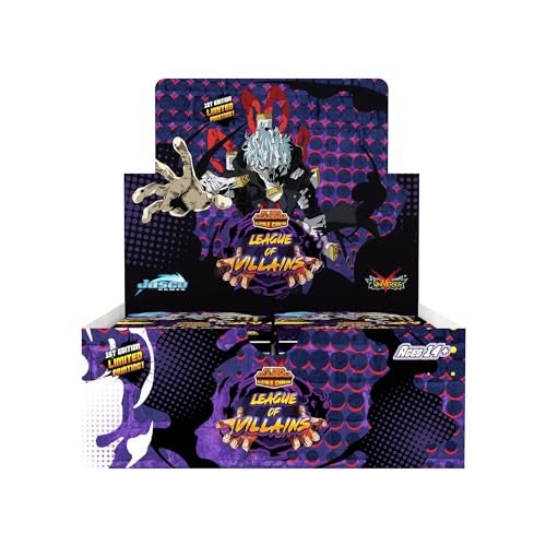 Jasco My Hero Academia Collectible Card Game Series 4 Unlimited League of Villains 24 Pack Booster Box10 cards per pack TCG for Adults Ages 14 2 Players Avg Playtime 2030 Min Made by Jasco Game - Image 1