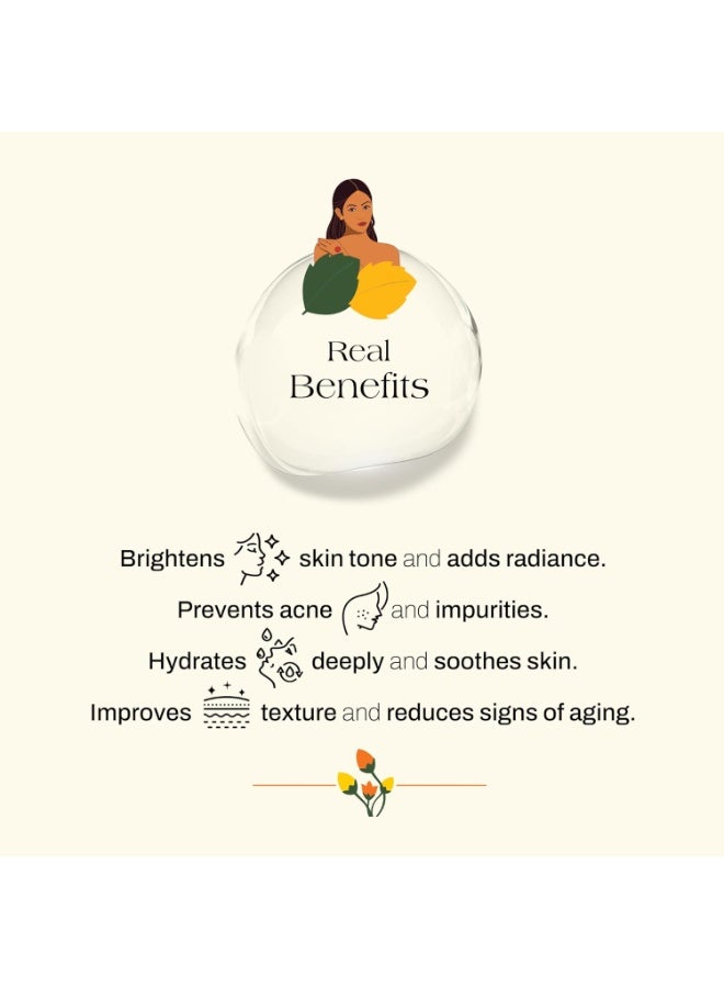 Ashpveda Ayurvedic Face Wash with Kashmiri Saffron and Neem | Natural Face Cleanser for Daily Skin Exfoliation and Brightening | Chemical Free Organic Herbal Facewash (30 ml) - Image 4