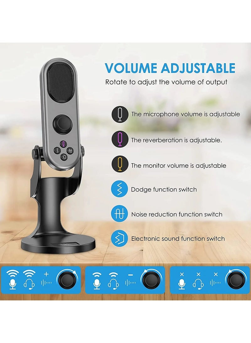 Jmary MC-PW7 USB Microphone Professional Voice Recorder - Image 3