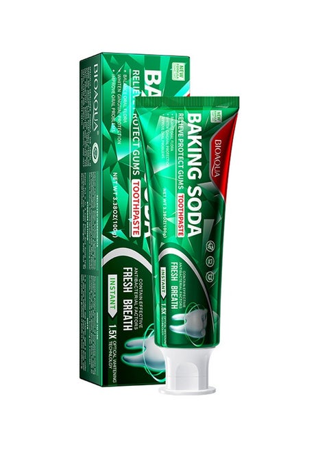 Baking Soda Toothpaste,Clean Attached Plaque and Tartar, Whiten Teeth, Clean and Purify Mouth 100g