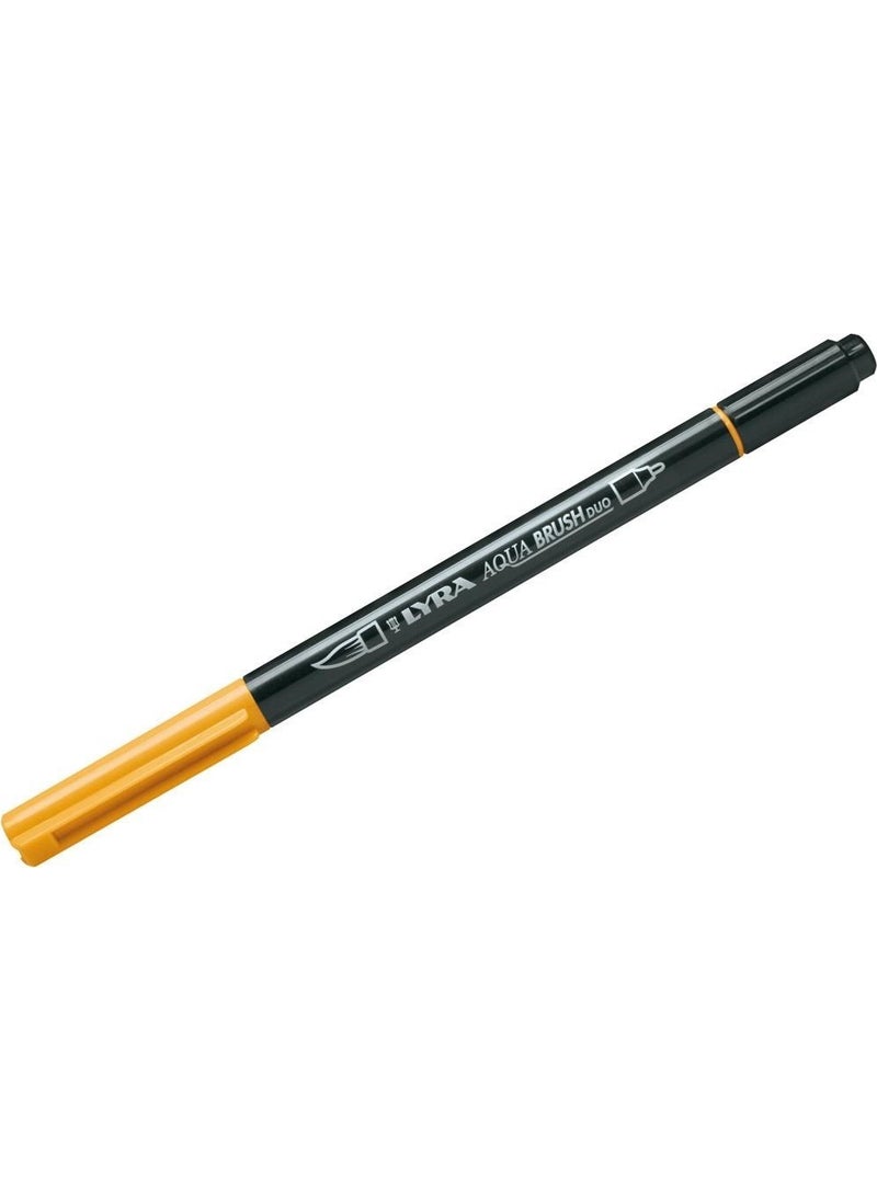 Lyra Aqua Brush Pen Duo Brush Tip Drawing Pen Canary Yellow 