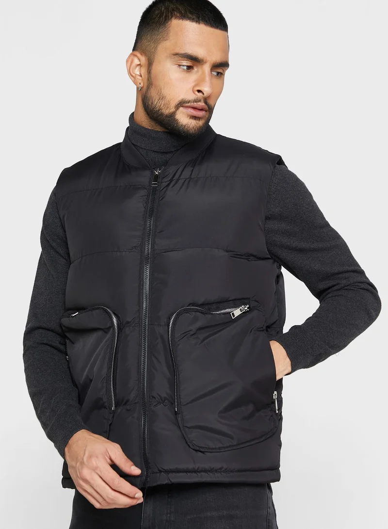BRAVE SOUL Bravesoul Padded Gilet