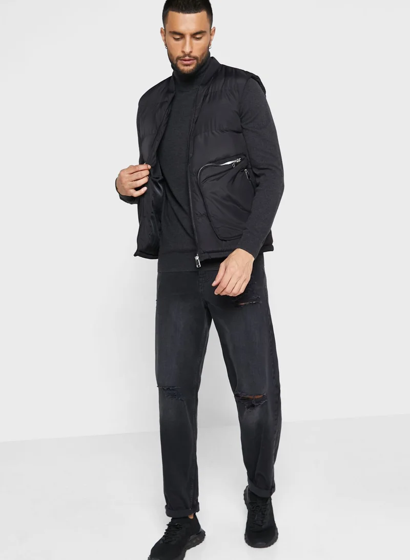 BRAVE SOUL Bravesoul Padded Gilet