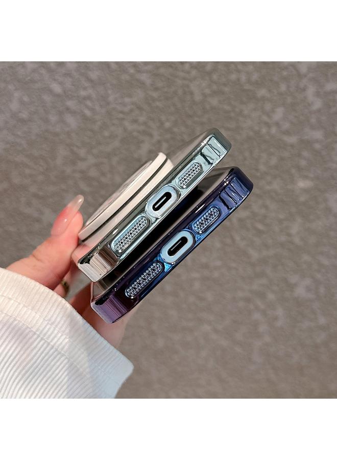 S-TOP Case For iPhone 11 Electroplated Large Window Bracket PC Phone Case - Image 5