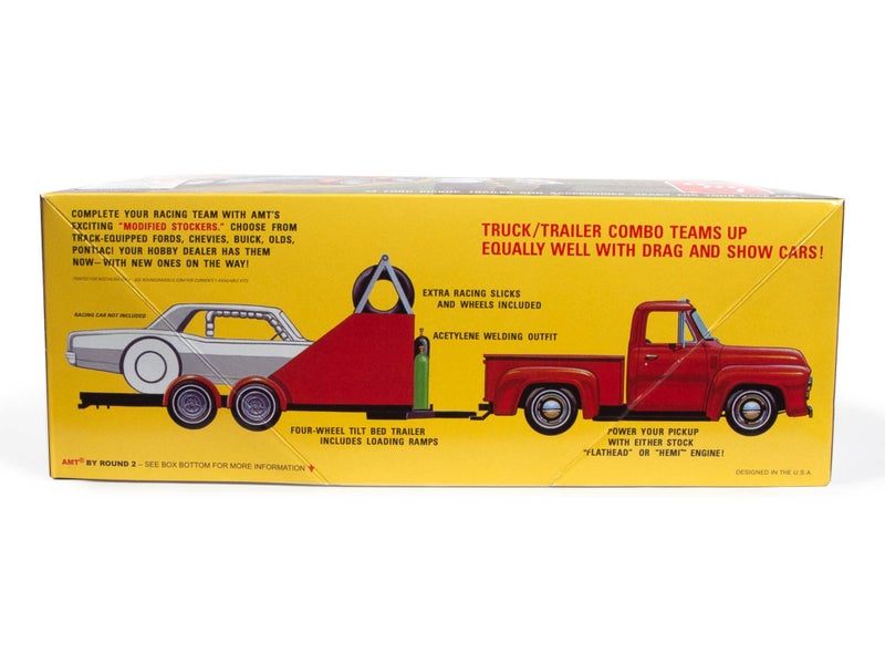 AMT - 1953 Ford Pickup Modified Stocker Hauler Gulf - Image 3