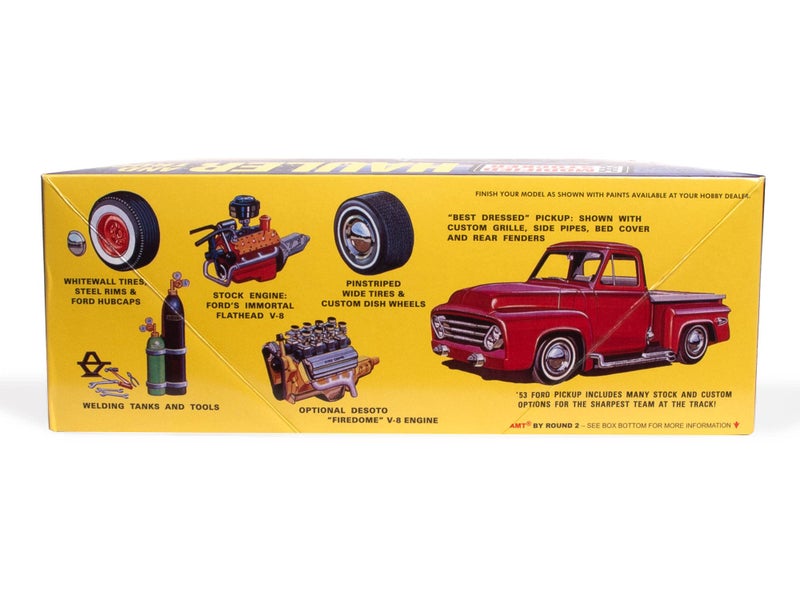 AMT - 1953 Ford Pickup Modified Stocker Hauler Gulf - Image 2