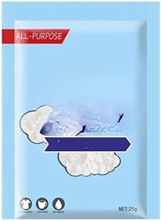 Generic Kitchen powder cleaner and remover of grease, dirt and stubborn stains for household decontamination and deodorization 