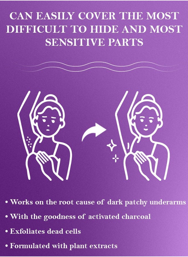 NIKITA.VIVI 50ML Underarm Instant Whitening Cream Whitening Cream for Women for Dark Armpit Body Face Lightening Cream Intimate Skin Cream for Knees Armpit Elbows Private Areas  - Image 2