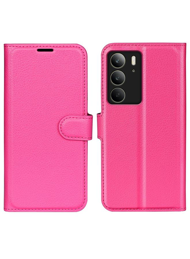 S-TOP Case For Realme C75 Litchi Texture Horizontal Flip Leather Phone Case with Holder - Image 1