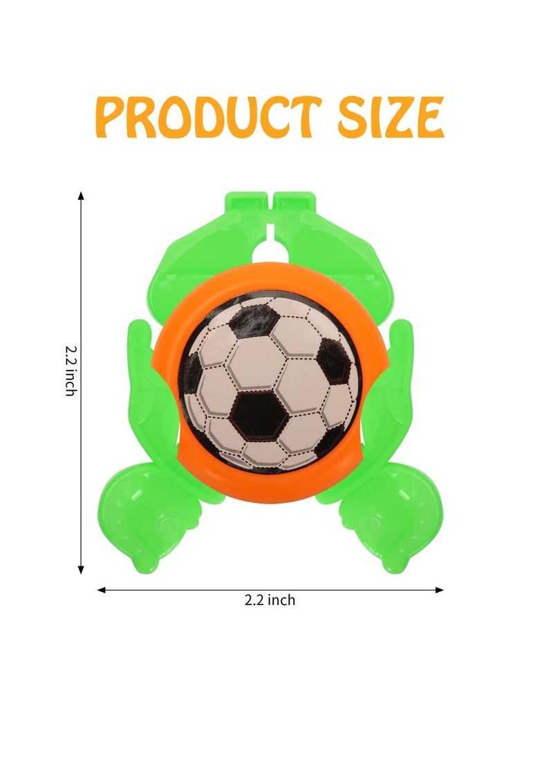 Excefore 60 Pack Football Flying Saucers Launcher Toys, Party Favors Chasing Toy Gifts Toys, Outside Flying Toys, Suitable for Kids 3-8 Years Old - Image 2