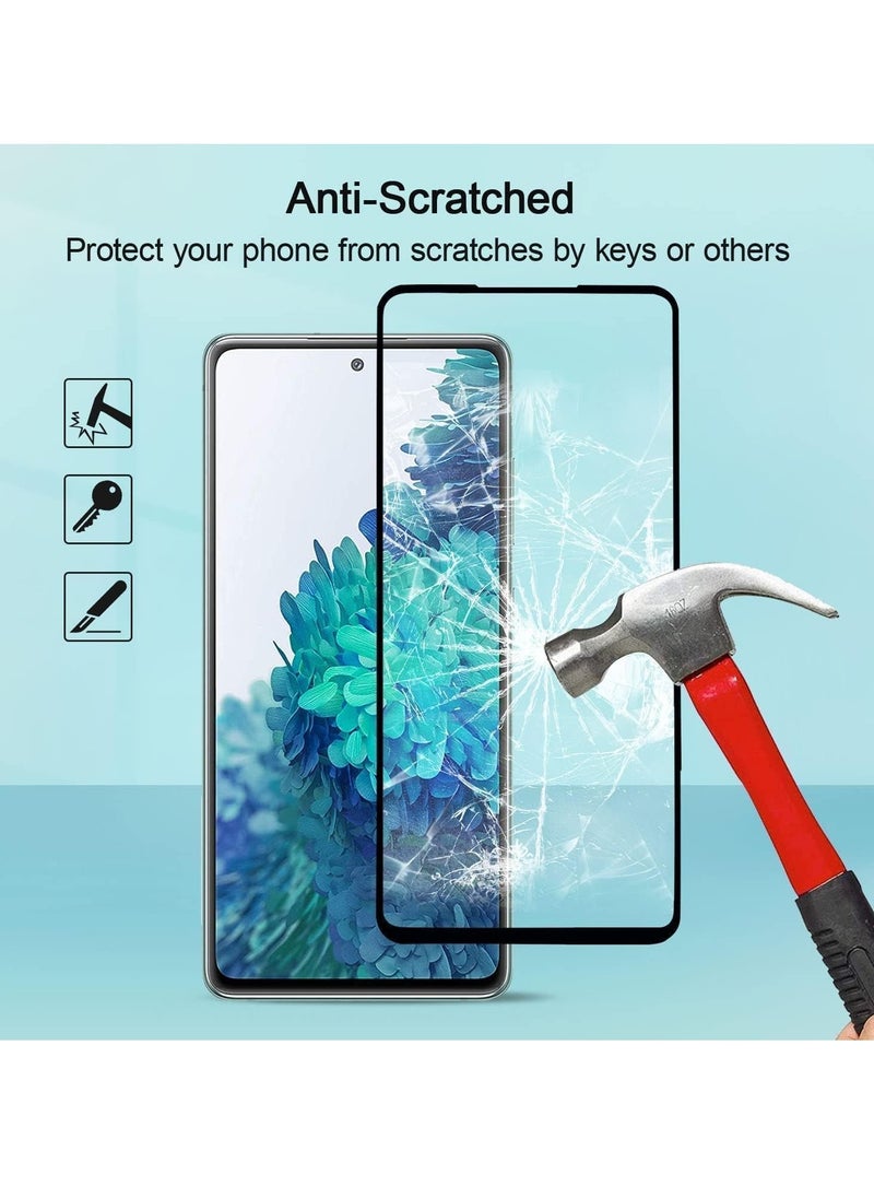 Raxoom 2 Pack 5D Clear Tempered Glass Screen Protector for Samsung Galaxy â€“ Ultra HD Full Edge-to-Edge Coverage, 9H Hardness, Anti-Scratch, Bubble-Free, Case-Friendly, Easy Installation, Screen Guard for Samsung Smartphones SAMSUNG A14 - Image 5