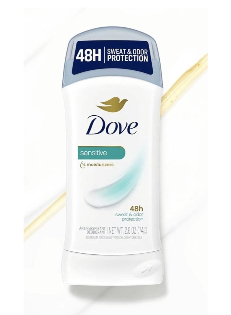 Dove Antiperspirant Deodorant Sensitive 2.6 oz (74 g) - Image 1