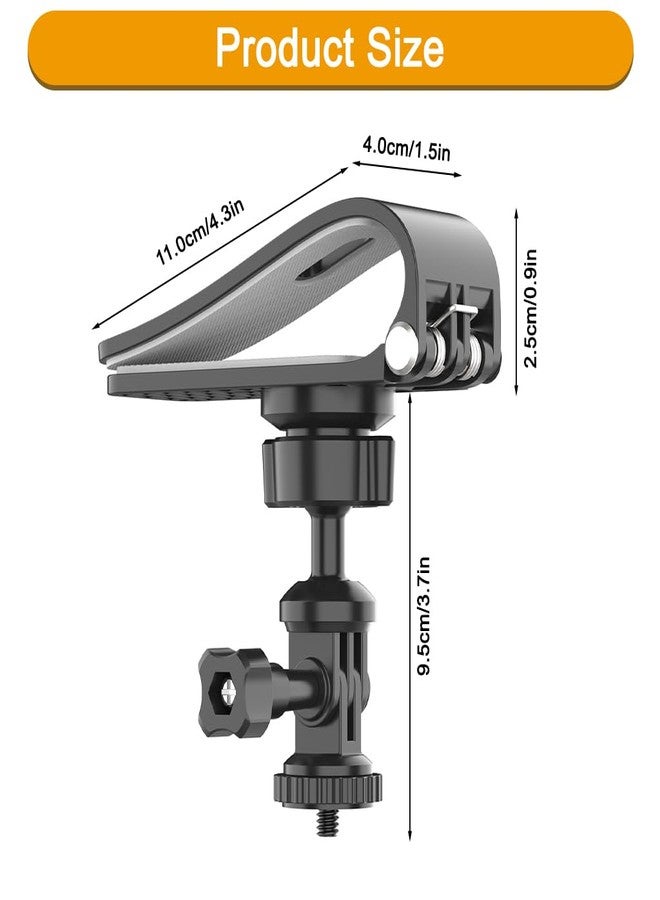 STHIRA® Car Sun Visor Mount, Vlog Video Holder, Quick Clip Mount Compatible with Go Pro Hero 13 12 11 10 9 8 7 6 5 4, for DJI Osmo Action 5 Pro/4/3 for Insta 360 X5 X4 X3 Ace Pro2 Camera Accessories - Image 2