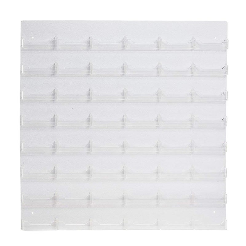 Acrylic 48 Pocket Wall Mount Business Card Holder