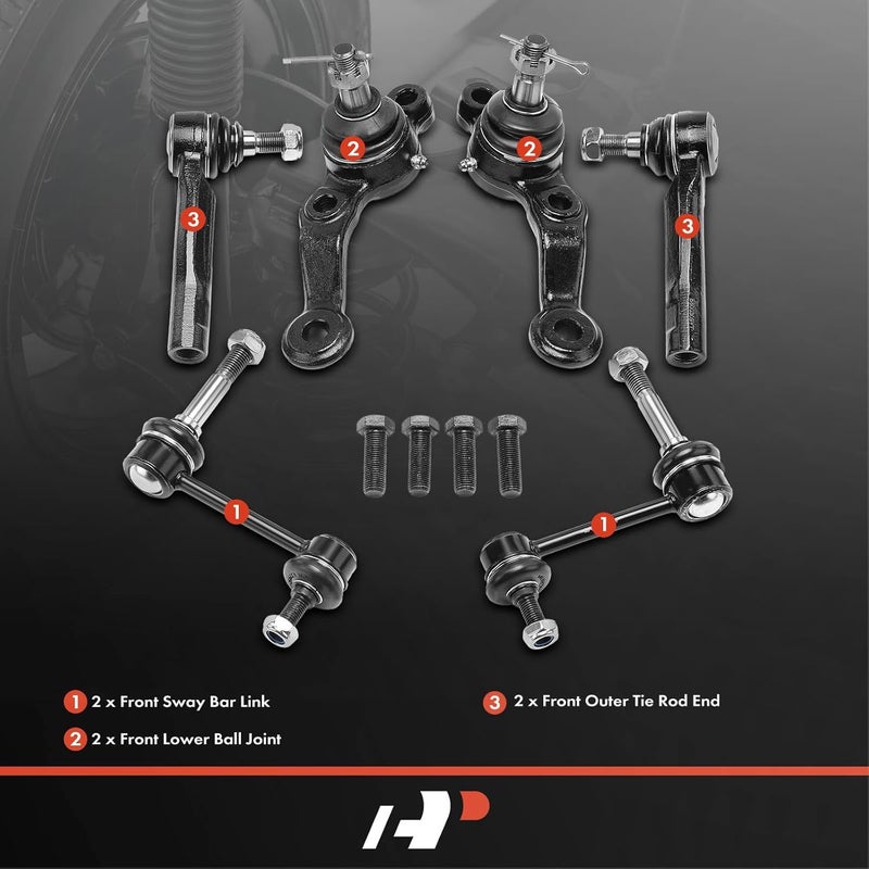 A-Premium 6Pcs Front Suspension Kit for Lexus IS300 - Image 2
