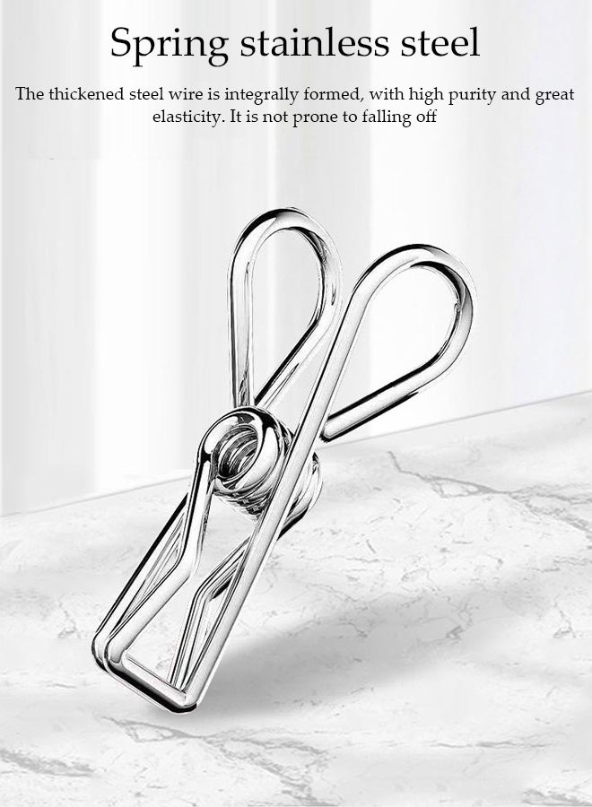 DUNISO Stainless Steel Durable Sock Dryer Foldable Sock Dryer Hanger with 40 Strong Clips Multi-Functional Rustproof Windproof Sock Hanger Space-Saving Rotary Sock Dryer Hanger for Shoe Insoles, Socks, Underwear, Baby Clothes - Image 5