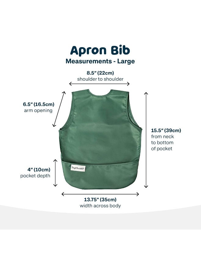 Tiny Twinkle Tiny Twinkle Baby Bibs Proof Baby Bib Feeding Bibs for 0-24months Babies with Adjustable Side Closure Machine Washable Baby Food Bibs Super Light and Easily Wipe Clean with Food Crumb Catcher Pocket  - Image 5