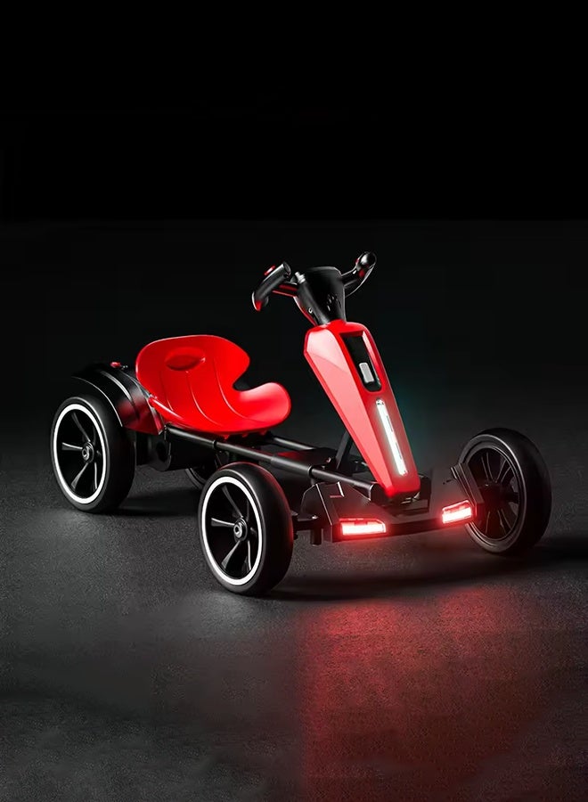 جساي تويز سيارة كارت للأطفال ذات الأربع عجلات الكهربائية سيارة لعبة التحكم عن بعد سيارة موسيقى خفيفة عمرها 2-14 سنة - Image 1