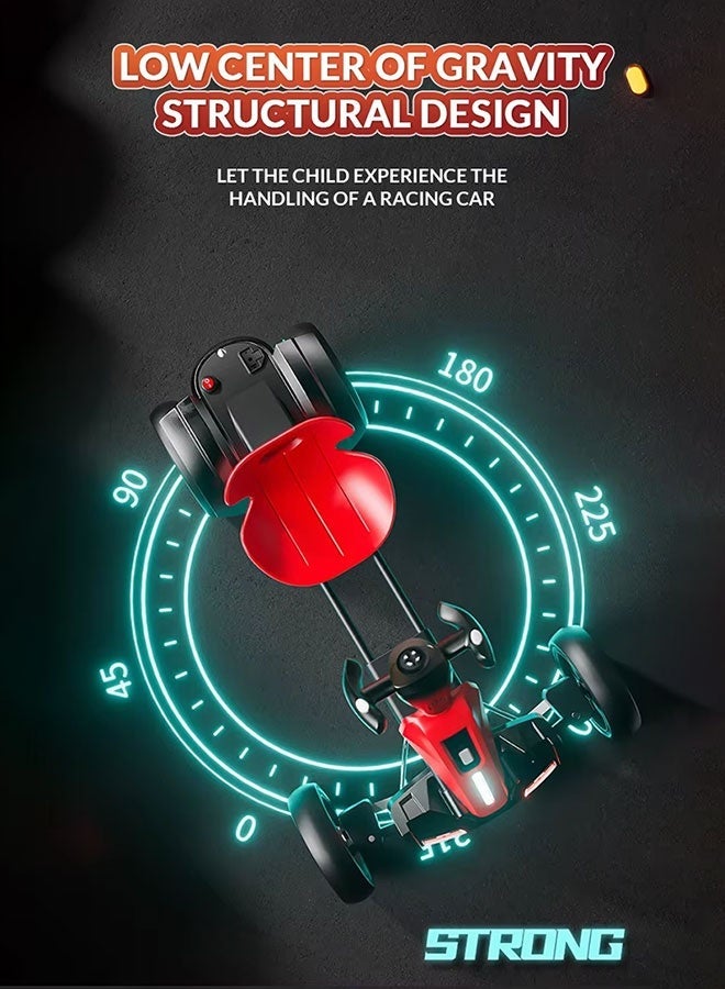 جساي تويز سيارة كارت للأطفال ذات الأربع عجلات الكهربائية سيارة لعبة التحكم عن بعد سيارة موسيقى خفيفة عمرها 2-14 سنة - Image 4