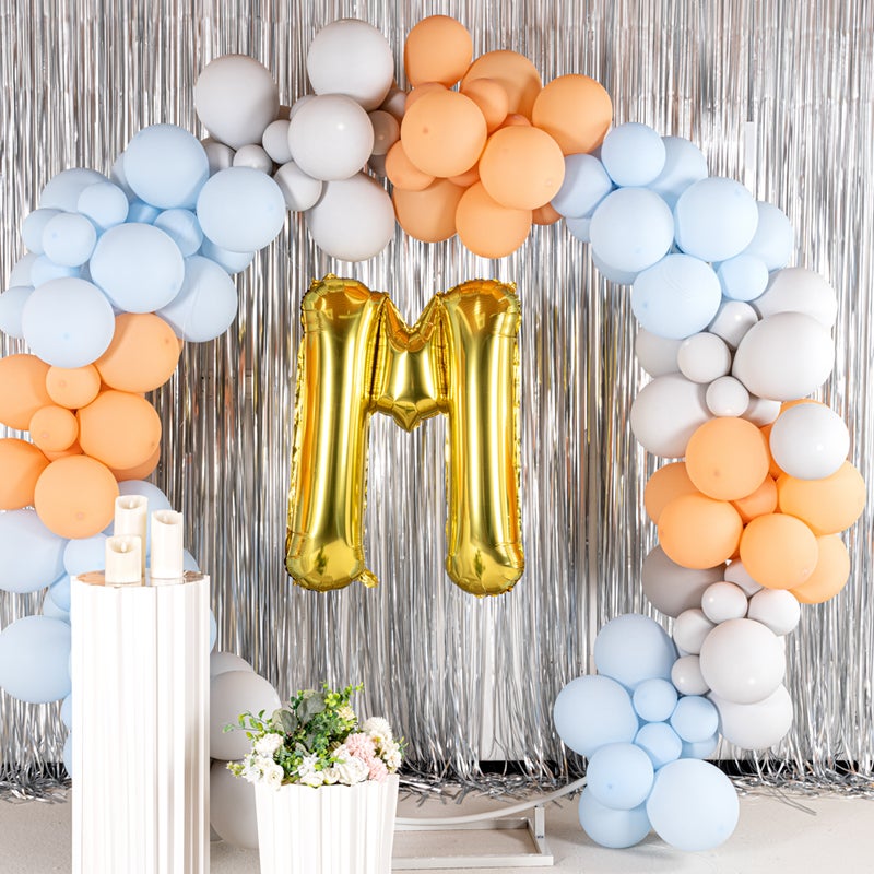 Restaurantware-Balloonify 40 Inch Letter Balloon, 1 Large Alphabet Party Balloon - Letter M, Self-Sealing, Gold Foil Mylar Balloon, Hanging Loop, Decoration For Birthday, Wedding, Or Graduation - Image 4