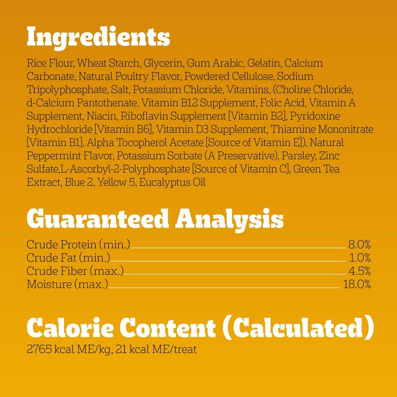 بيديجري حلوى دنتاستيكس من بيديجري (PEDIGREE DENTASTIX) للكلاب، نكهة طازجة، عبوة تحتوي على 12.66 أونصة (51 حلوى) - Image 5