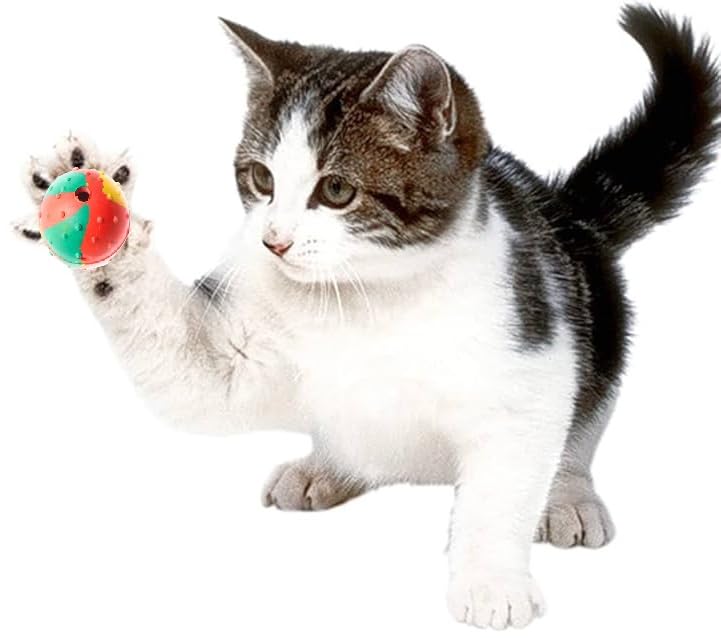 swacch Bombay Cat Shampoo + Rubber Musical Ball I Chew Playing Rubber Ball I Interactive Cat Toy Balls I Training & Play I Combo Pack I 1 Litre Pack of 3 Strawberry - Image 3