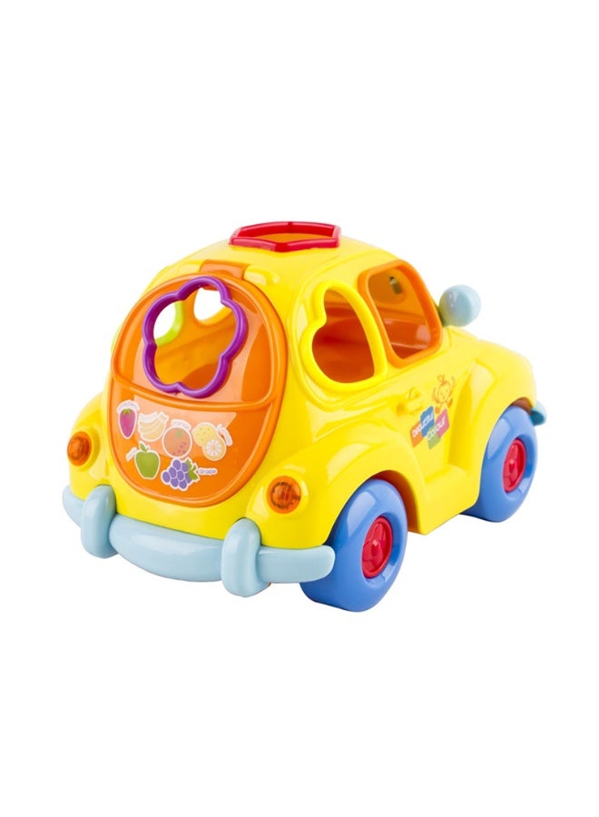 Hola Super Fun Fruit Car with Shape Sorting, Lights & Sounds, Bump-and-Go Action, Educational Toy for Kids 1+, Teaches Numbers, Letters, Colors & Shapes, Interactive Play w/ Fruit Blocks, Pretend Play - Image 4